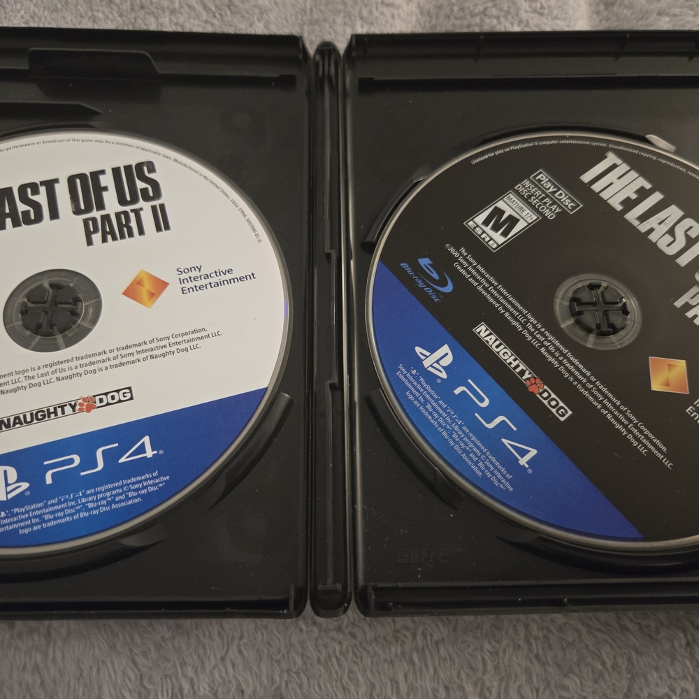 The Last of Us Part II PS4 Game Discs